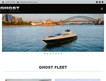 Tablet Screenshot of ghostcharters.com.au